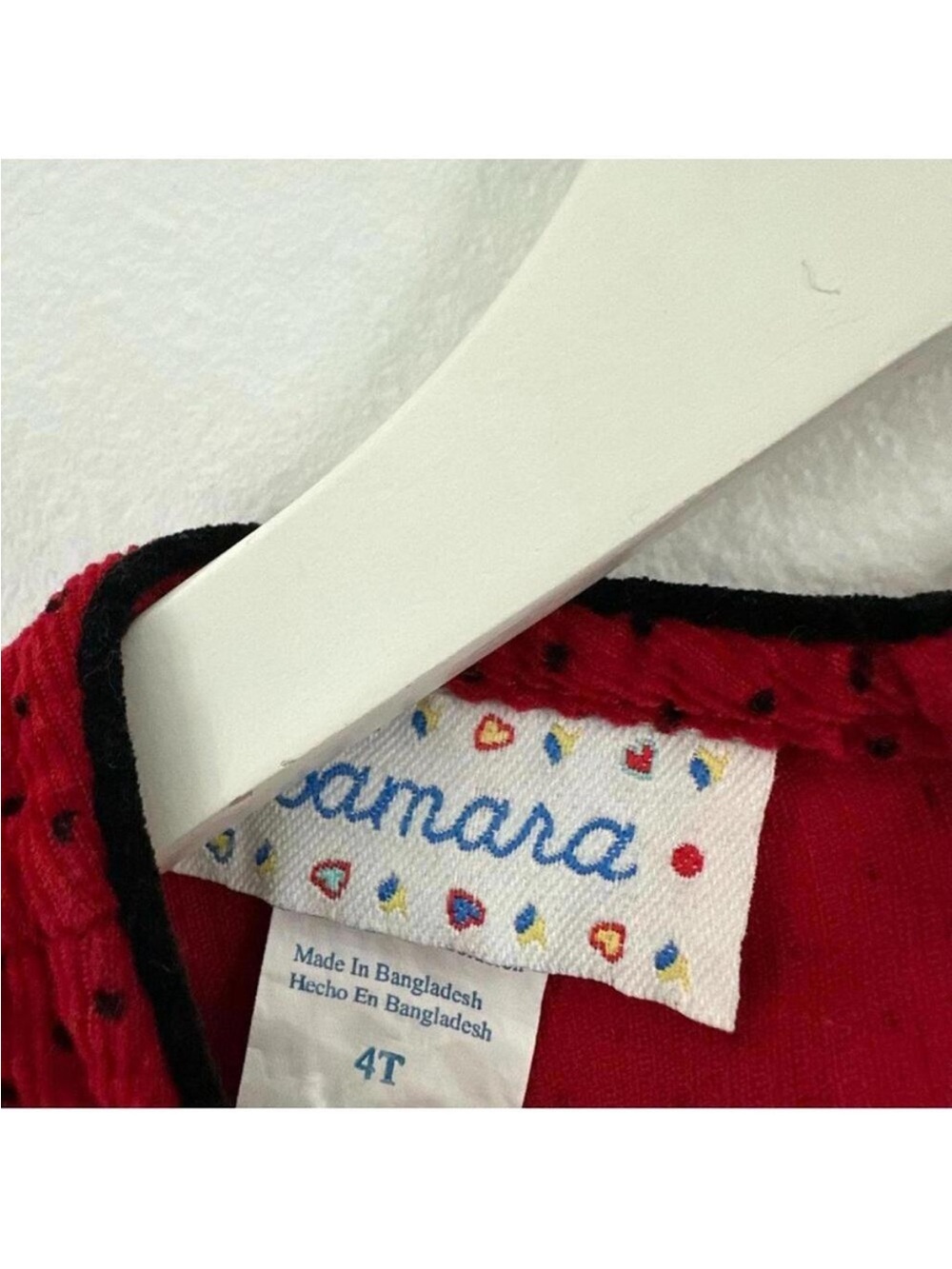 Samara Girls Polka Dot Dress Size 4T - Picture 3 of 4